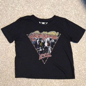 Aerosmith Back in the Saddle studded tee
